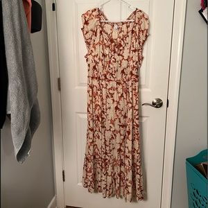 Old Navy Smocked Waist Midi Dress